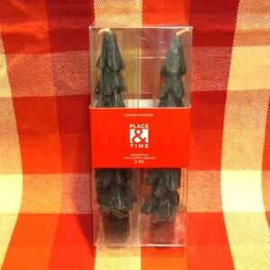 NIB Christmas tree taper candles unscented